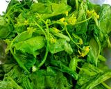 Hình bước làm 3 của món Cải ngồng xào tôm