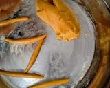 A picture of step 1 of Besan ke gatte ki sabji.