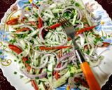 A picture of step 1 of Tanzanian fresh garden salad 🥗.
