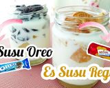 Foto langkah ke 8 dari resep Es Susu Regal dan Es Susu Oreo.