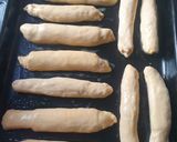 Foto del paso 5 de la receta: Salchichas envueltas en masa fina.