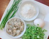 Hình bước làm 1 của món Bánh hà biển rau mầm cho bé