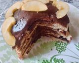 صورة لخطوة 1 من وصفة بان كيك محشي بالشوكولا🥞🍫👍🏻😍