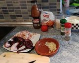 Foto del paso 1 de la receta: Arroz con pulpo y gambón