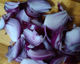 A picture of step 2 of Gajar Matar Ki sabji.