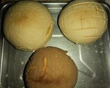 A picture of step 10 of Chocolate and Vanilla Conchas.