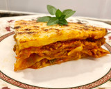 Foto del paso 12 de la receta: Lasaña con carne y pisto
