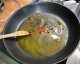 Une image de l'étape 6 de Panais et courgettes au poulet et bouillon de champignons.