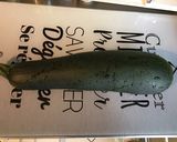 Une image de l'étape 1 de Courgette et champignons aux tomates poires et piments verts.