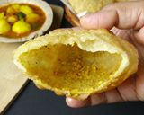 A picture of step 8 of Dal puri.