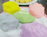 Hình bước làm 1 của món Chè trôi nước hoa ngũ sắc