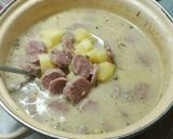 Zurek (fehérkolbászos, rozskovászos lengyel leves)🍜 recept fázis 20 fotója