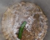 A picture of step 1 of Pork with Zucchini and Corn.