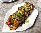 Foto langkah ke 4 dari resep Fried Tofu with Spicy Teriyaki Glaze.