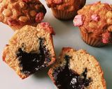 Une image de l'étape 7 de Muffins aux pralines roses 🌺.