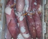 Foto langkah ke 1 dari resep Cumi Ikan Gabus Cabe Ijo.