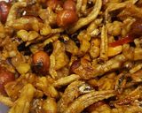 Foto langkah ke 4 dari resep Teri kacang tempe manis asem pedas rasanya hehe.