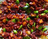 Gambar langkah 3 resipi Sambal Tempe Petai.