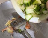Gambar langkah 1 resipi Sayur Cendawan dan Petola.