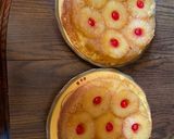 A picture of step 6 of Smoked pineapple upside down cake.