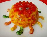 A picture of step 4 of Jelly Sponge Pudding.