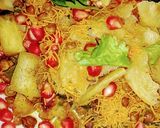 A picture of step 4 of Paneer Chat.