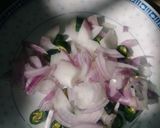 A picture of step 2 of Palak mong daal.
