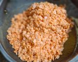 A picture of step 1 of Red lentils kabab.
