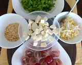 Фото кроку 4 до Різдвяний салат з фруктами та сиром 🧀.