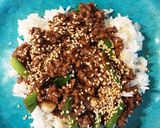 A picture of step 4 of Mongolian Ground Beef.