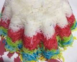 A picture of step 4 of Rainbow rice ❤️.