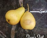 A picture of step 1 of Beauty Pear Salad with White Chia seeds.