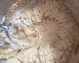 A picture of step 4 of Peanut butter oatmeal chip cookies.