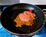 A picture of step 4 of Jhinga or Prawn Malai Curry (Jhinga Masala).