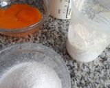 A picture of step 1 of Swiss Roll with Pastry Cream.