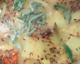 A picture of step 3 of Stavik papaya dalma.