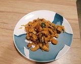 Egyszerű gombás rántotta szalonával recept fázis 4 fotója