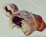 Une image de l'étape 12 de Croissants briochés fourrés au chocolat ☕🥐🍫.