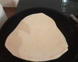 A picture of step 2 of Bell parathas.