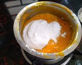 A picture of step 5 of Glaze Mango Cake.
