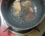 A picture of step 2 of Drumstick Leaves Amti.