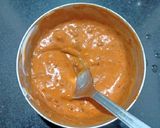 A picture of step 2 of Pizza Uttapam.