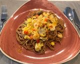 Foto del paso 8 de la receta: Salsa para pasta con champiñones y camarones en leche de coco
