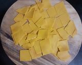 A picture of step 2 of Dal dhokli.