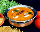 A picture of step 8 of Spicy Andhra style tomato pappu.