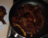 A picture of step 5 of Christmas special Honey pork chops.