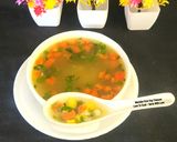 A picture of step 5 of Wholesome Veggies Lemon Coriander Soup - New Year 2026 Post Party Detox Healthy Soup.