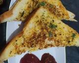 Garlic bread toasted smadwich recipe step 3 photo