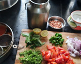 A picture of step 1 of Sewai upma (vermicelli upma).