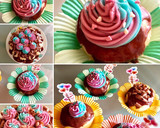 Foto del paso 7 de la receta: Buttercream de coco de dos colores